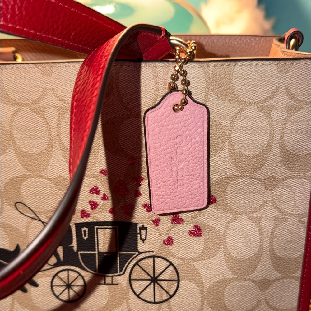 Coach Lunar New Year Signature Canvas Rabbit Carriage Dempsey Tote NWOT - Picture 6 of 7